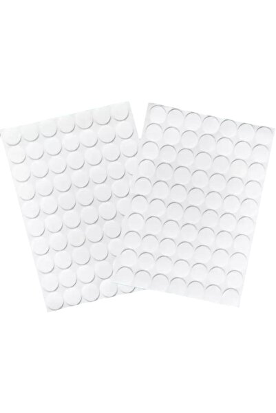 OEM Puncte adezive transparente, arilice, reutilizabile, 2x2cm, set 70 buc