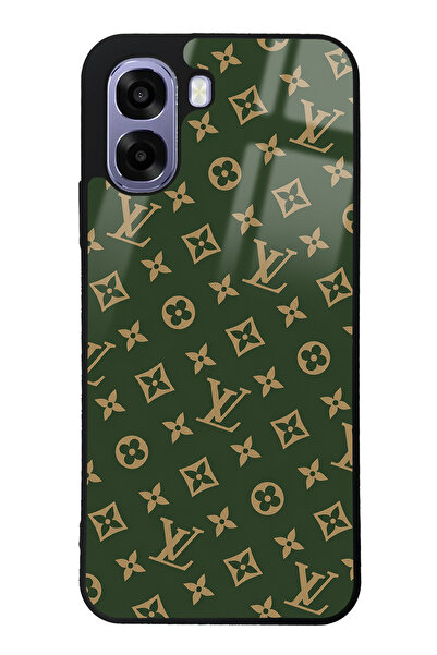 Spoyi Oppo A6T Green LV Tasarımlı Glossy Telefon Kılıfı