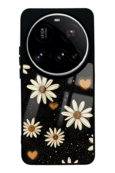 Spoyi Xiaomi 15 Ultra Midnight Daisies Tasarımlı Glossy Telefon Kılıfı
