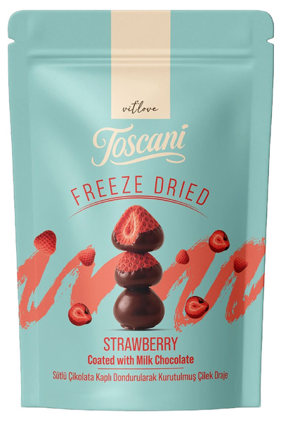 vit'love toscani Toscani Premium Căpșuni Liofilizate Încrustate în Ciocolată ...