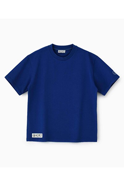 KEMET | Oversized Basic T-shirt in Cotton Royal Blue