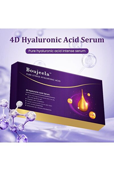 Boujeela Pure Sterile 4D Hyaluronic Acid Serum Nemlendirici Ampul Seti