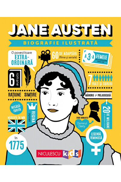 Editura Niculescu Jane Austen. Biografie ilustrată, - Editura Niculescu