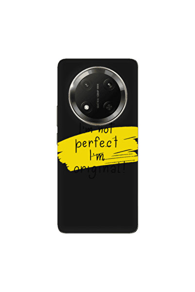 Other Honor Magic 7 Lite I m not perfect Black Colored Silicone TPU Θήκη