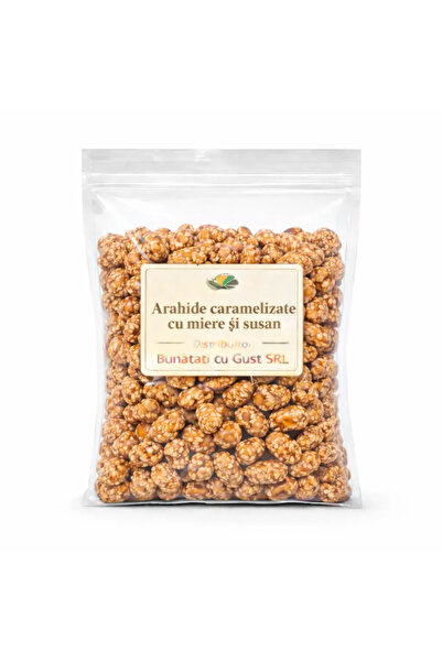 Bunatati cu gust Arahide caramelizate delicioase cu miere și susan 1000 g