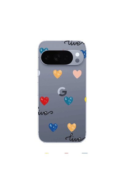 Other Google Pixel 10 Pro XL Heart Lives Transparent Silicone TPU Θήκη