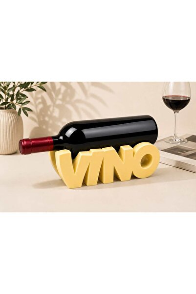 Genel Markalar VINO Şarap Şişesi Standı | Dekoratif Şarap Tutucu, Modern Masa...