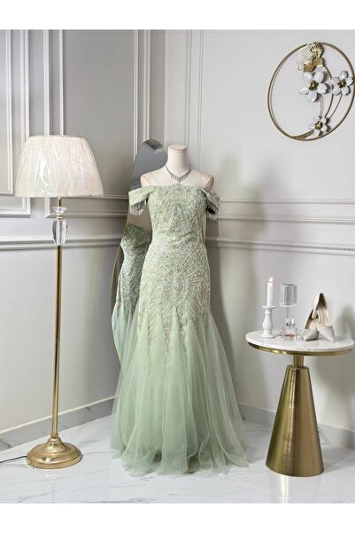 vanus fashion 7330-فستان سهره طويل