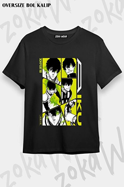 ZOKAWEAR Unisex Μπλουζάκι με στάμπα Bachira Meguru v9 σε χαλαρή γραμμή