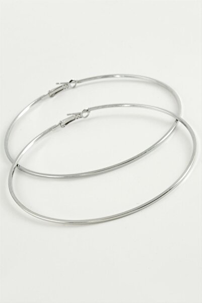ZERO LAND Svl-Shop Ezme Metal Hoop Earrings 8-9-10 (74814) Cm-10 cm