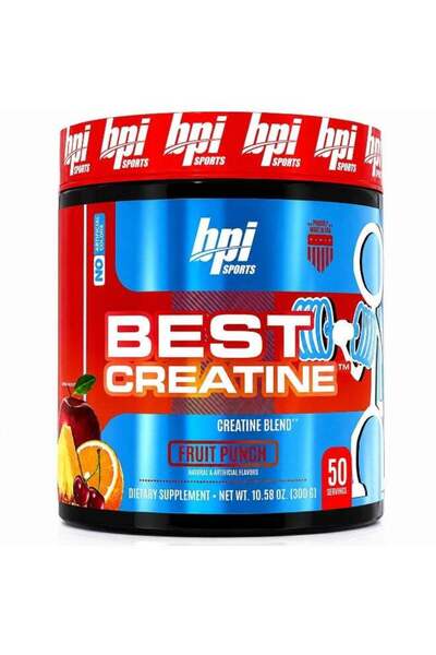 BPI SPORTS Best Creatine Fruit Punch - Creatine Blend Powder for Strength and...