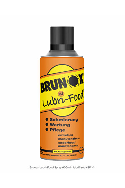 Brunox Lubri-Food Spray 400ml - lubrifiant NSF H1