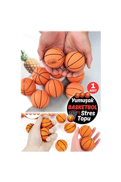 Genel Markalar Genel Markalar Basketbol Topu Görünümlü Antistres Oyuncaklar Ç...