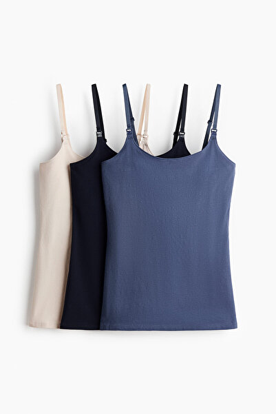 H&M MAMA 3’lü Askılı Emzirme Üstü