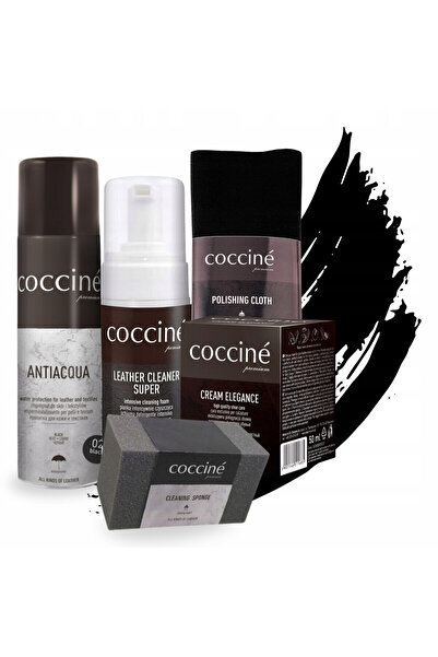 Coccine Set de ingrijire a incaltamintei, Coccine, crema elegance neagra 50 m...