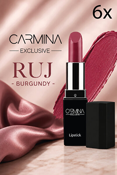 Huncalife Carmina Exclusive Ruj - Burgundy - Ruj 6 Adet