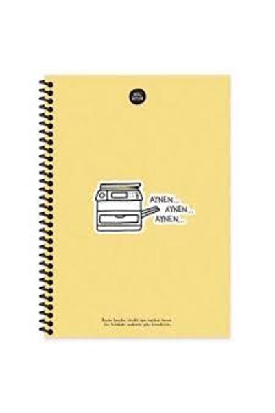 KESKİN COLOR Hisli Şeyler 17x24cm Spiralli 100 yp. Sert Kapak Kareli Defter -...