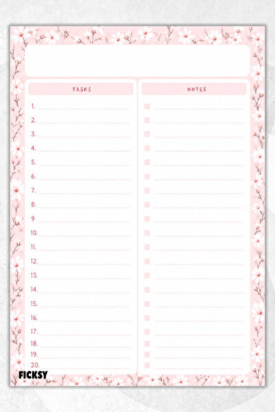 Ficksy Timeless Multi-Purpose Daily Weekly Monthly Planner - A4 Size To Do - ...