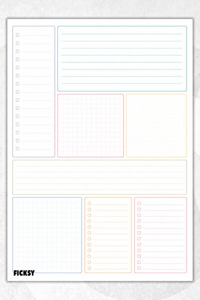 Ficksy To-Do List - A4 - 30 Pages - to Do List - Checklist - Check List - Pla...
