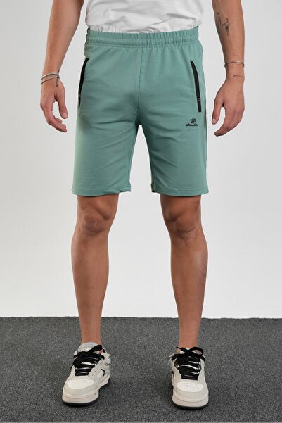 Shooter Sportswear Erkek Regular Fit Fermuar Cepli Pamuklu Şort