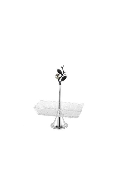 Mikasa Moor Silver Glass Rectangular Presentation Tray 19X11X25Cm