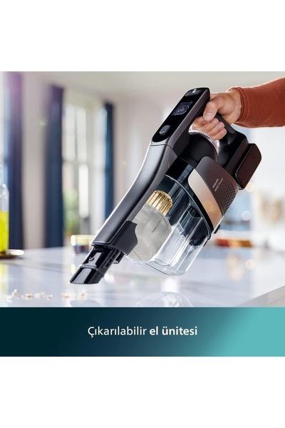 Philips Aqua Trio 9000 Yeni Serisi Islak&kuru Dikey Süpürge, Tek Süpürge 3 Iş...