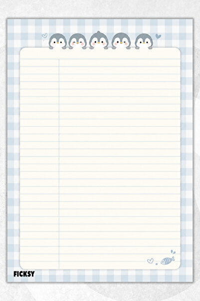 Ficksy A4 Notepad Lined Notebook - 50 Sheets - Memopad - Notepad - Notepad - ...