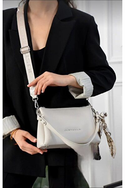 Just Polo Original Women's Shiny Leather 5-Section Hand and Crossbody Bag (Tm...