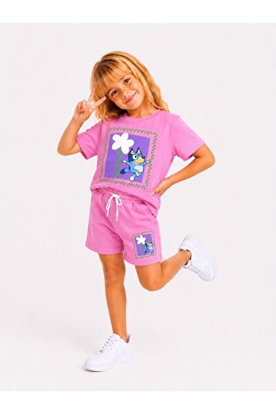 Patriko SET DE VARĂ PENTRU FETE, CU TRICOU ȘI PANTALONI SCURȚI CU IMPRIMEU, 3...