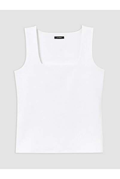 LC Waikiki White Plus Size Women's Tank Top