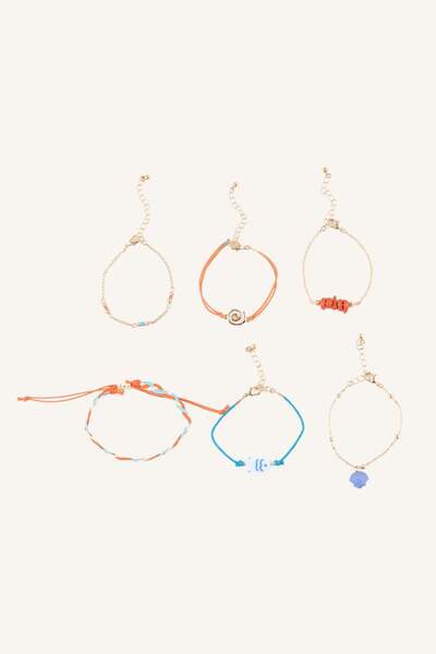 DeFacto Women's 6-Piece Anklet Set H9136Axns