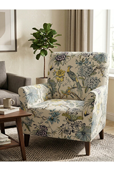 çataloğlu tekstil Birds of Paradise Pattern Upholstery Fabric Seat Sofa Sewin...