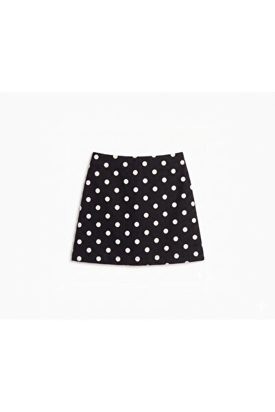 BY SE'MAS WEAR Minifustă țesută căptușită cu mini pantaloni scurți, cu model ...