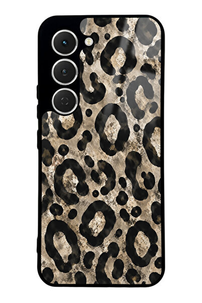 Spoyi Tecno Spark 40 Pro Brown Leopar Tasarımlı Glossy Telefon Kılıfı
