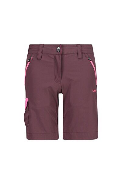 CMP Pantaloni scurți de trekking pentru copii 32T5315-Burgundy-116
