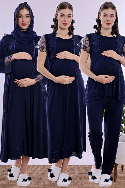 ByLohusa Hijab-Compliant Pregnancy and Postpartum Period Cotton Set 5 Pieces ...