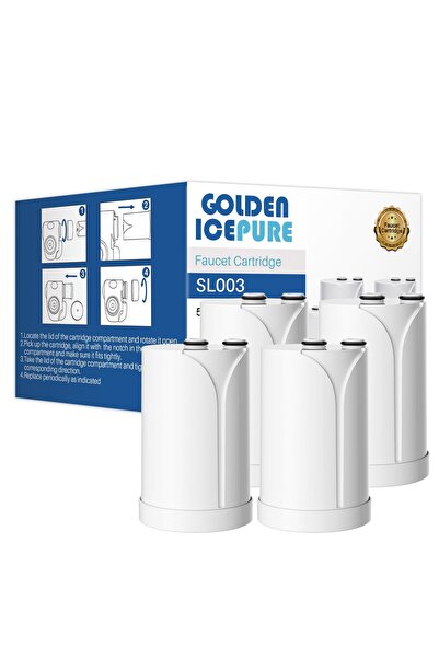 GOLDEN ICEPURE Set 4 Rezerva Filtru Apa, GOLDEN ICEPURE, Pentru Brita On Tap,...