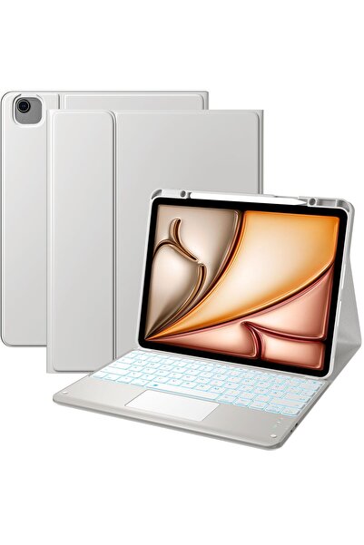 Vobafe Husa Cu Tastatura Pentru iPad Air 13" 2025/2024 Si Pro 12.9" 2018-2022...