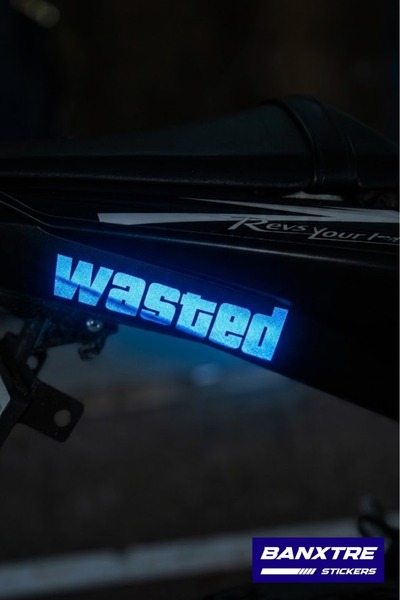 Banxtre Reflective Wasted Sticker for Motor-Car-Laptop (14cm)