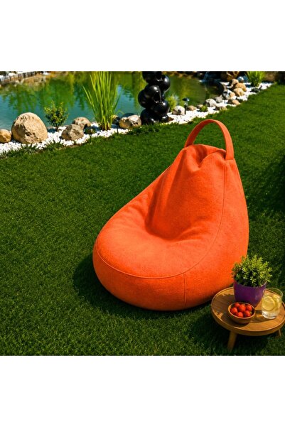 Pucioasa Fotoliu Bean Bag interior-exterior Portocaliu