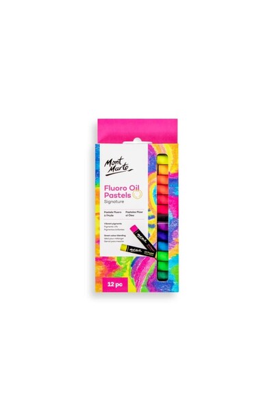MC Micostore Pastel ulei fluoro Mont Marte 12 buc/set