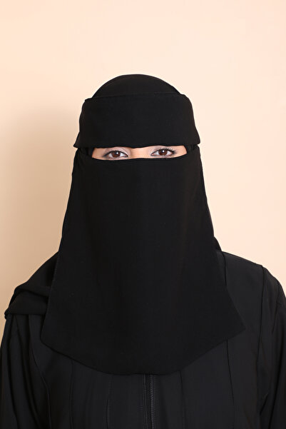 Stylish Fashion Stylish Fashion Royal Niqab One Layer Soft Tie Back Niqab