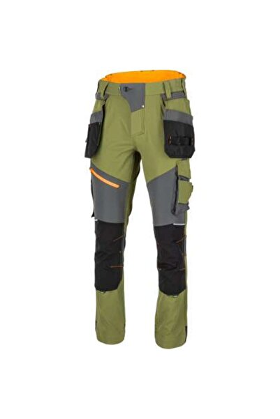 Lahti Pro Pantalon Lucru Super-flexibil / Verde - S
