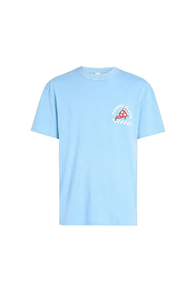 Tommy Hilfiger Tricou bărbătesc cu mânecă scurtă și imprimeu pe spate, mărime...