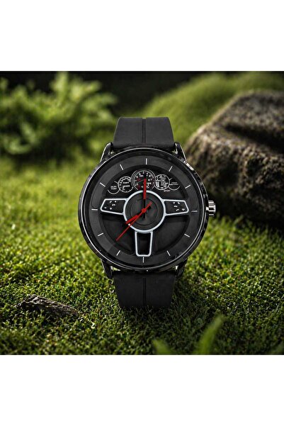 BWIN SPORT Stylish Black Analog Sports Watch With Silicone Strap For Men