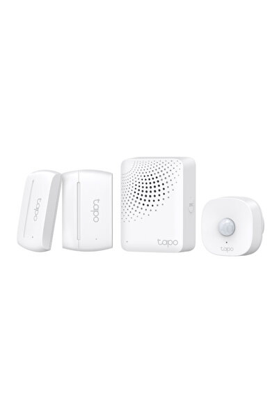 TP-LINK Tapo T30 Kit Hub IoT Inteligent Sonerie Plug-In, 90dB, 19 Tonuri