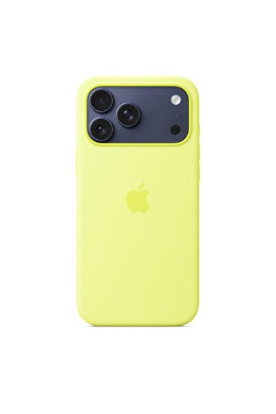 Apple Husă de silicon MagSafe pentru iPhone 17 Pro Max - Galben Neon