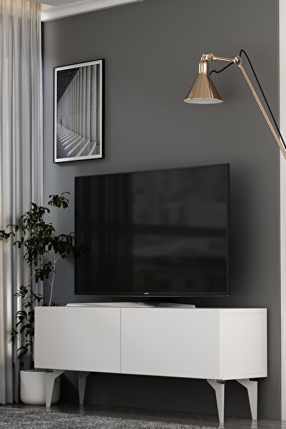 Dekortis Home Dekor 120DHDTS1BG SADEM TV SEHPASI BEYAZ-GÜMÜŞ