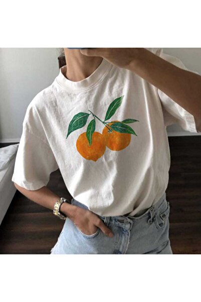 Grafftee Clothing Oranges Printed Unisex Oversize T-Shirt