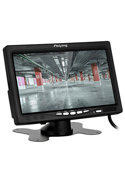 Peiying Monitor auto TFT de 7 ", Video pe 2 canale, PAL/NTSC